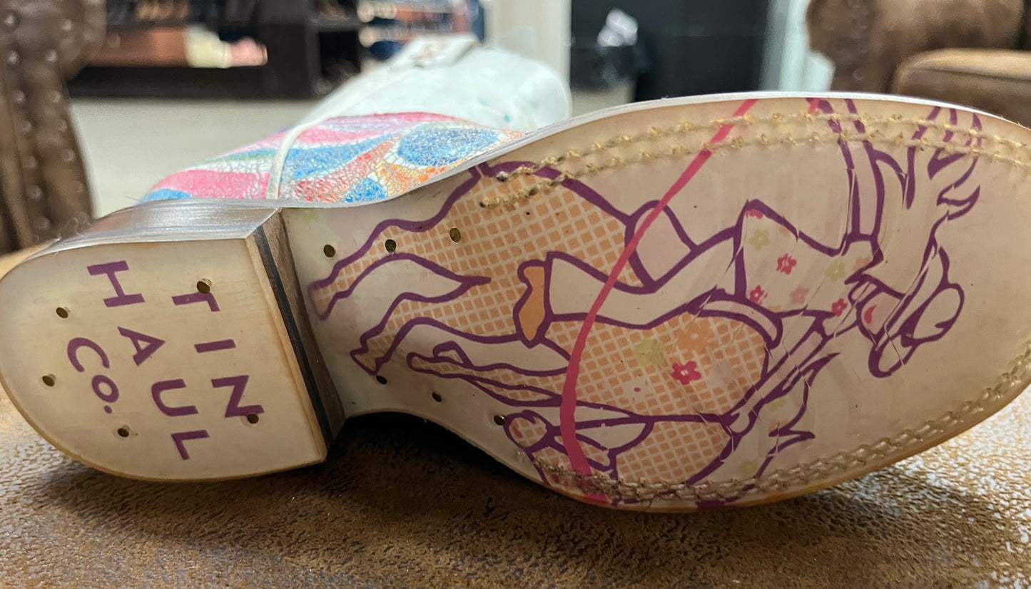 Tin Haul Girl Boots "Color Burst"