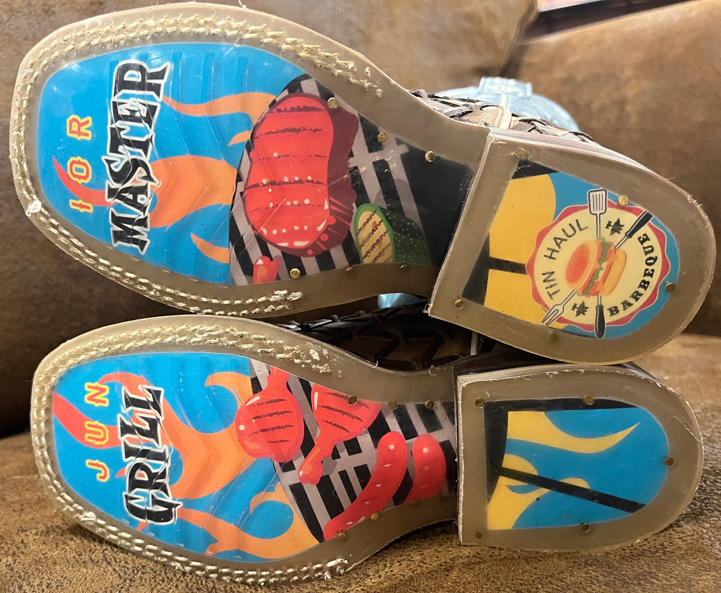 Tin Haul Boy's Boots "Grill Master Jr."