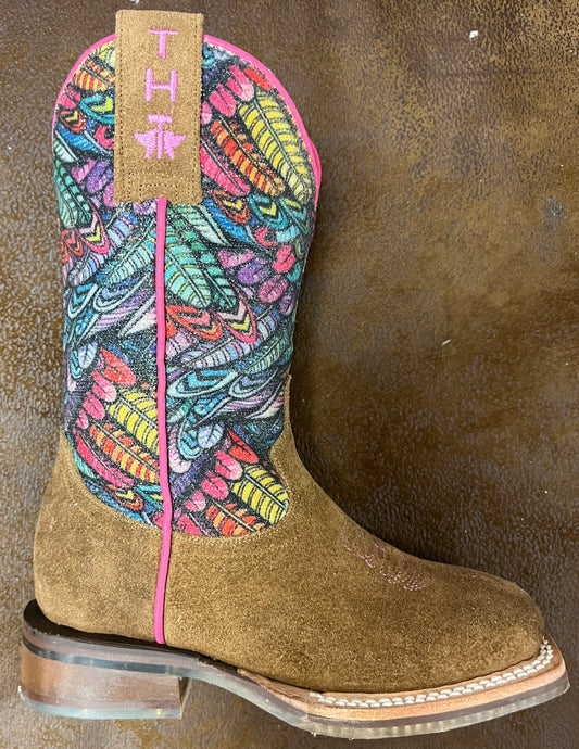 Tin Haul Girl Boots "Feathers"