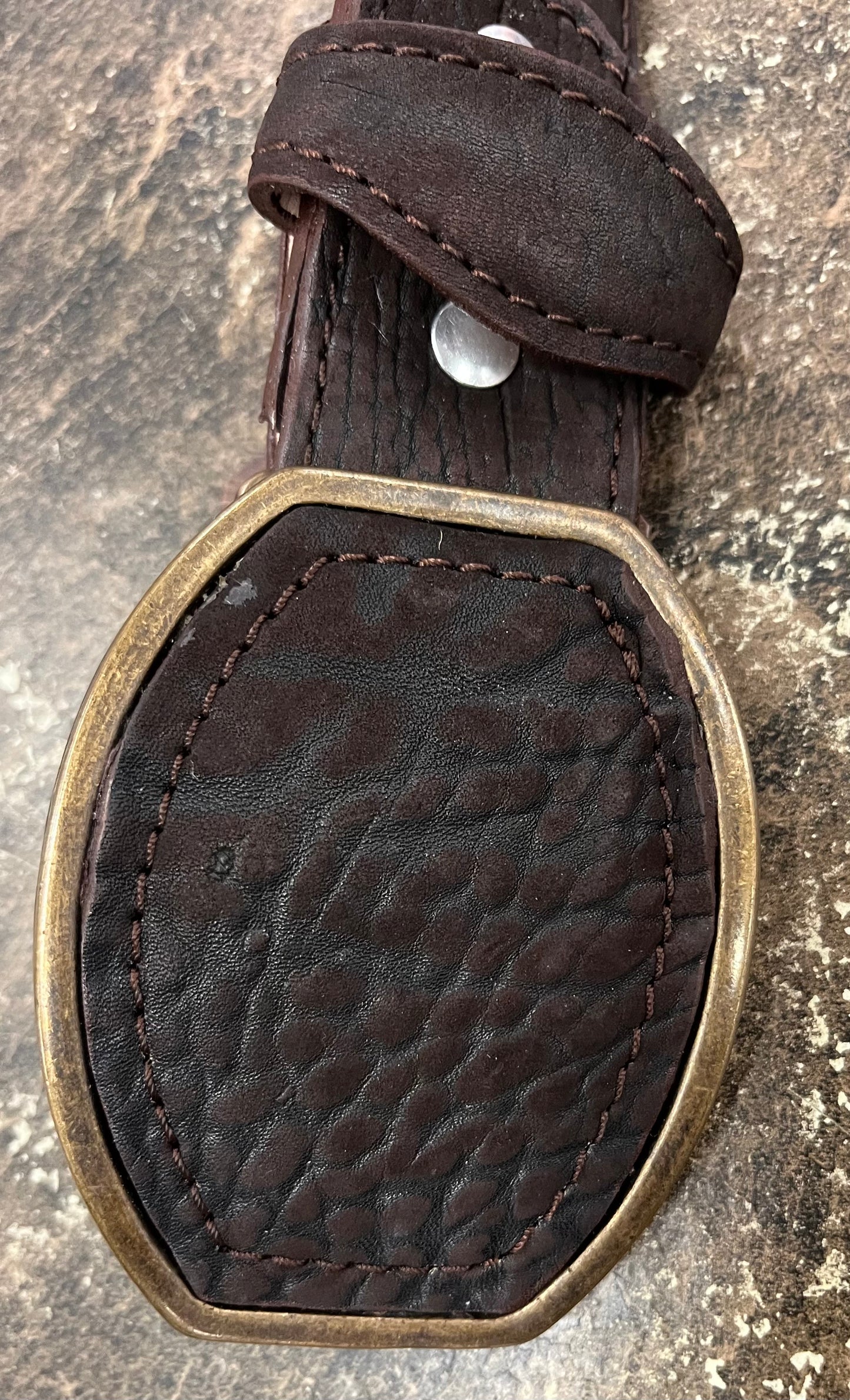 Bull Neck Leather Belt