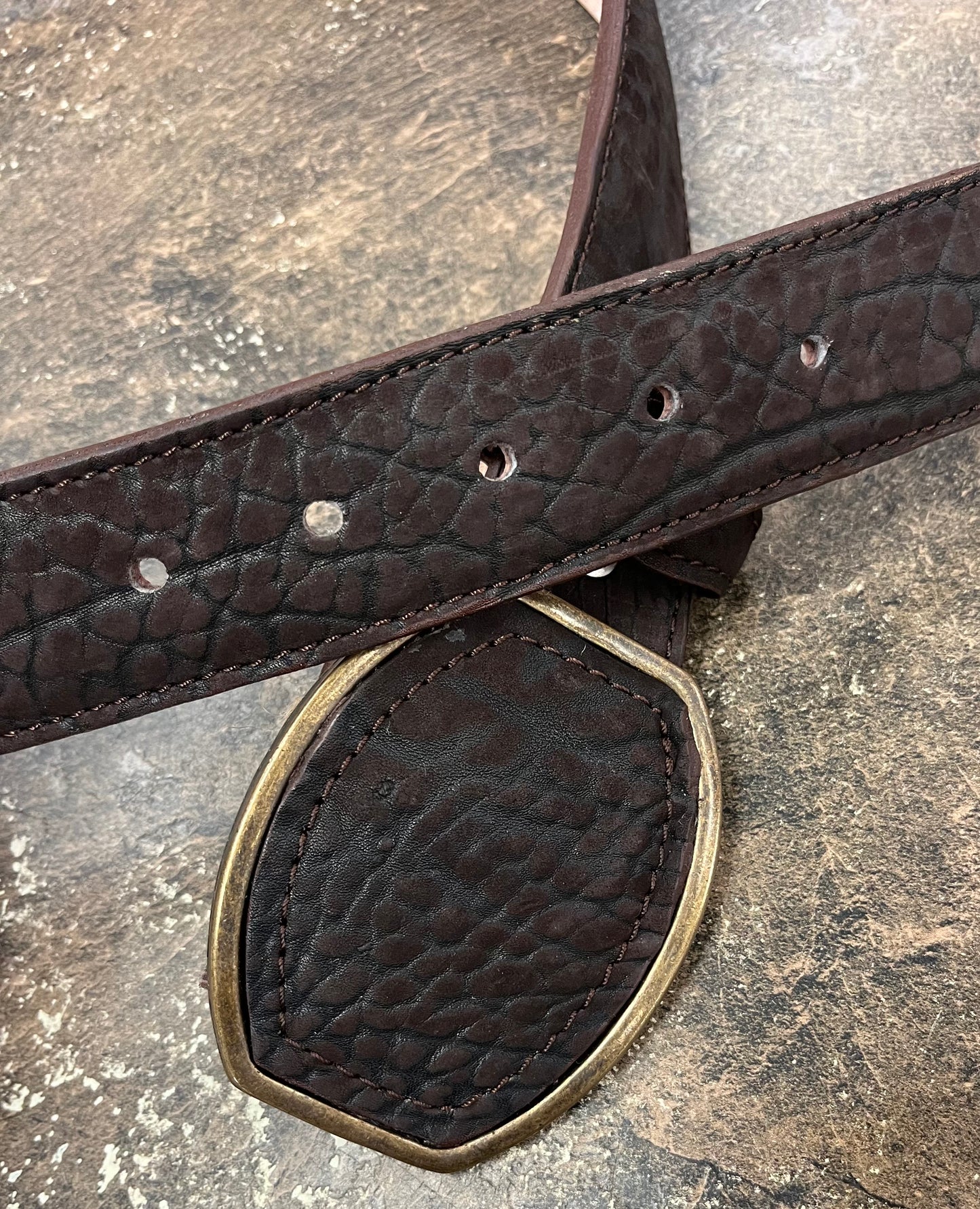 Bull Neck Leather Belt