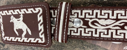 Handmade Charro Piteado Belt