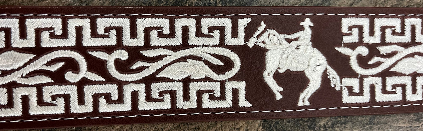 Handmade Charro Piteado Belt