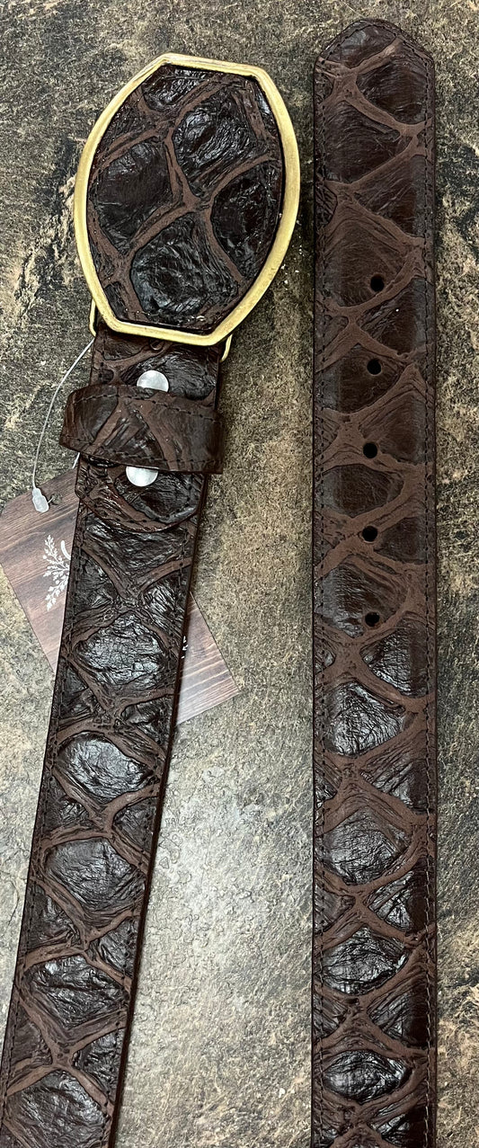 Fish Leather Belt