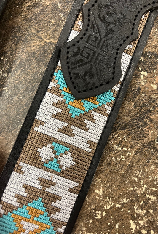 Hand-Tooled & Stitched Belt