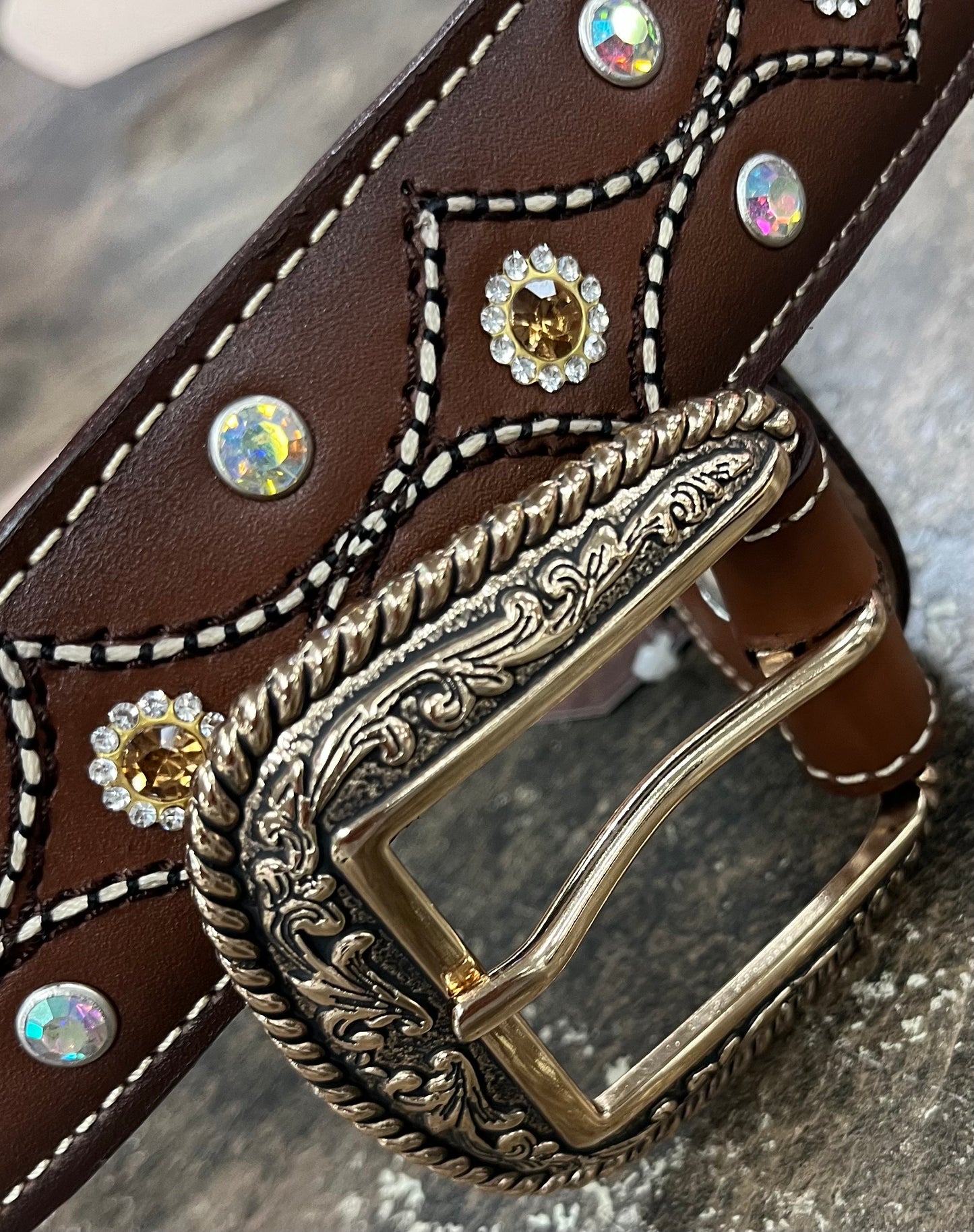 Women Rhinestone Belt