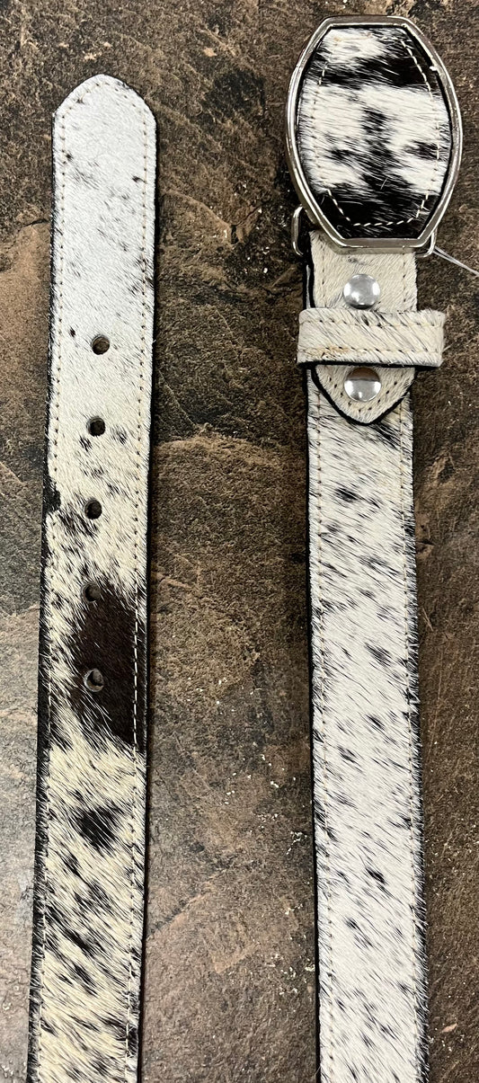 Cowhide Boy Belt