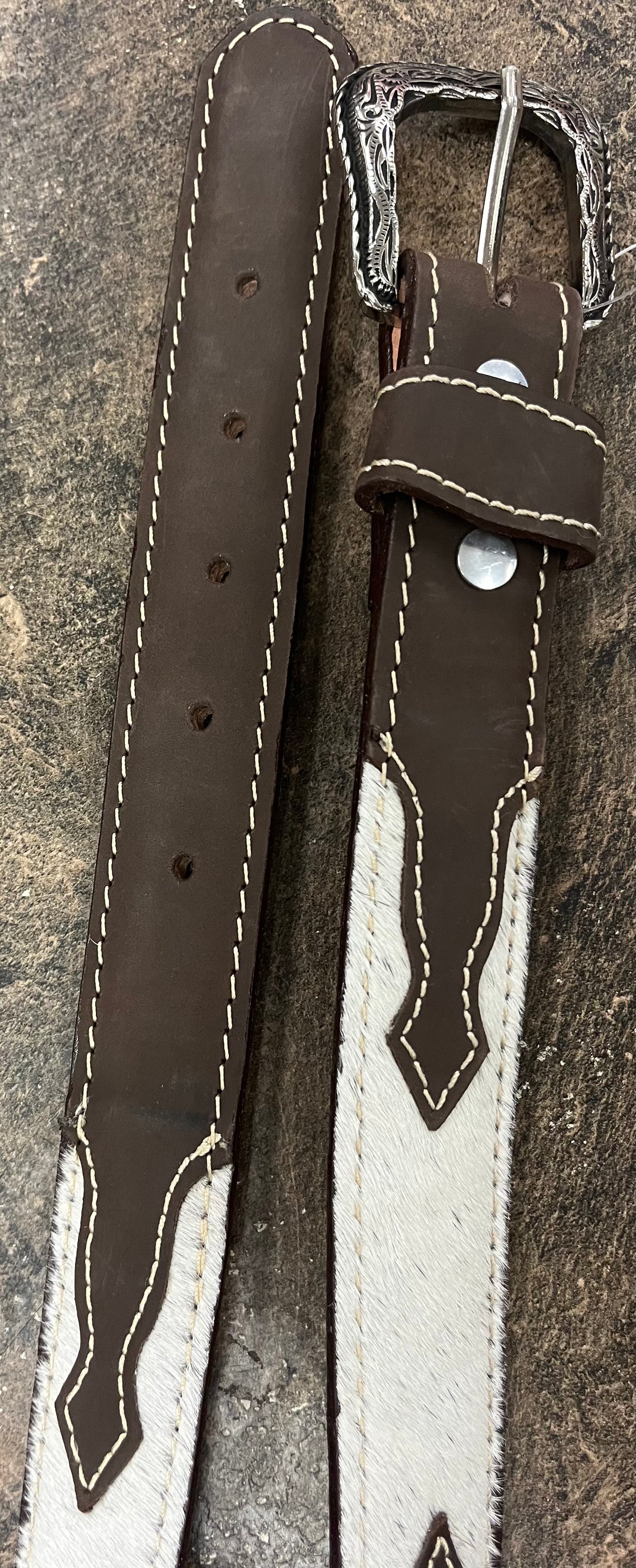 Texano Cowhide Boy Belt