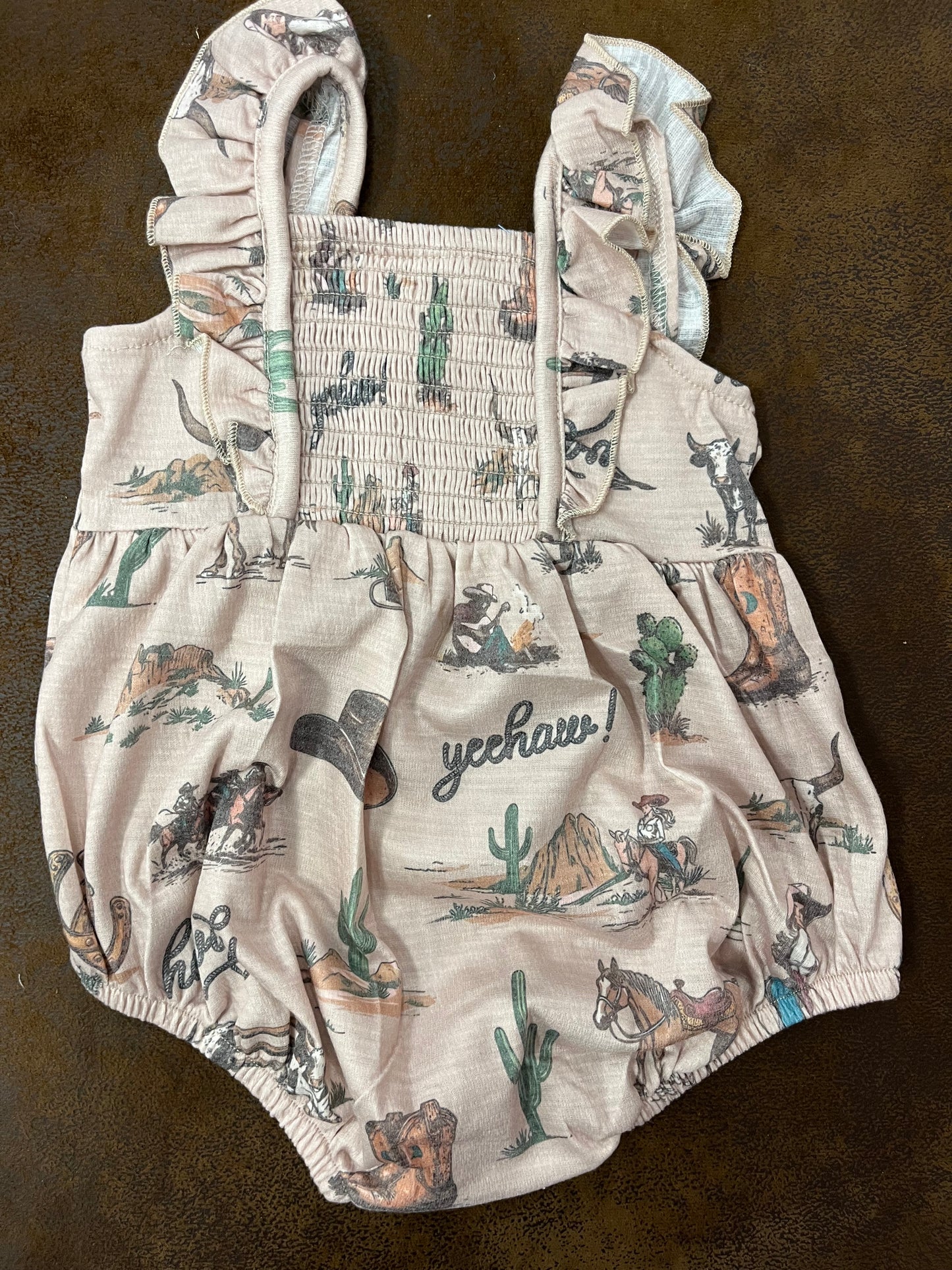 Shea Baby Out West Cowgirl Romper