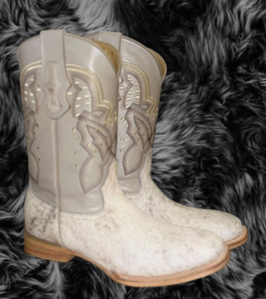 Natural Cowhide Boots