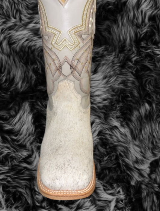 Natural Cowhide Boots