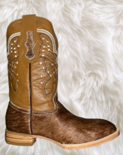 Natural Cowhide Boots