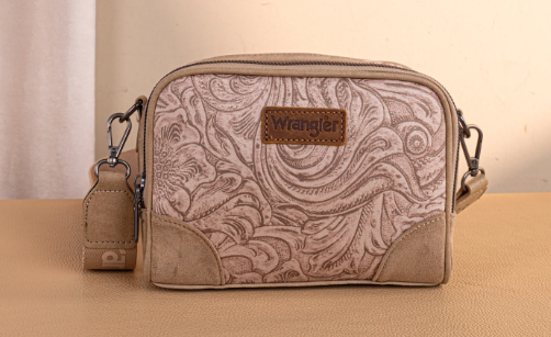 Wrangler Vintage Floral Printed Small Crossbody Bag
