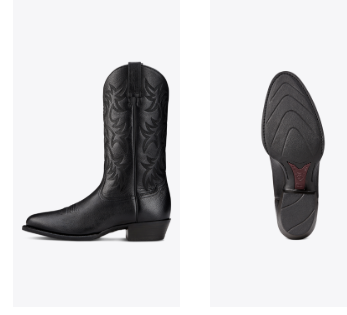 MNS Heritage R Toe Western Boot