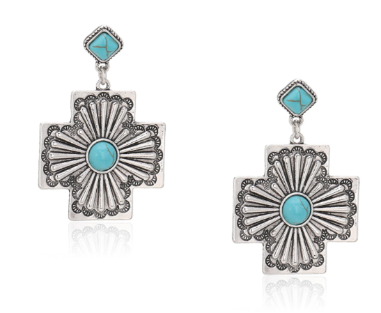 Rustic Couture's Cross Shape Earring