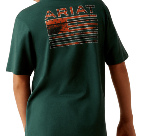 Boy's Rustic Flag Shirt