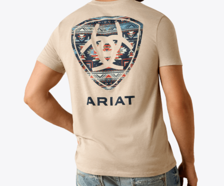 MNS Ariat Sandstone Shield Classic Fit T-Shirt
