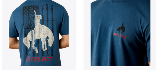 Ariat Flag Bronco Classic Fit T-Shirt
