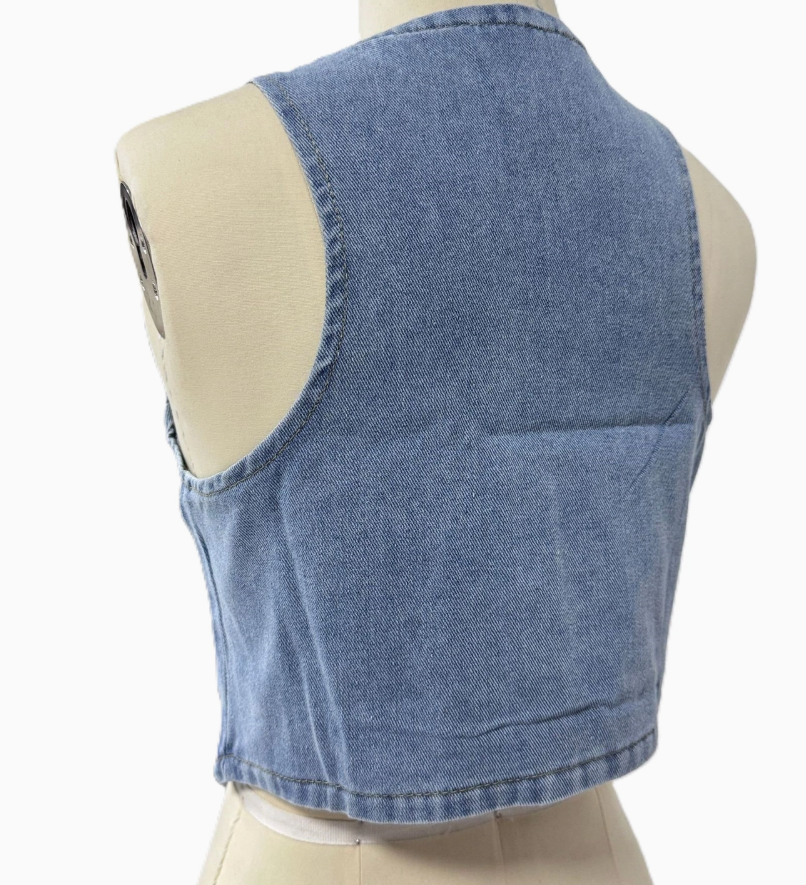 Denim Cowgirl Vest