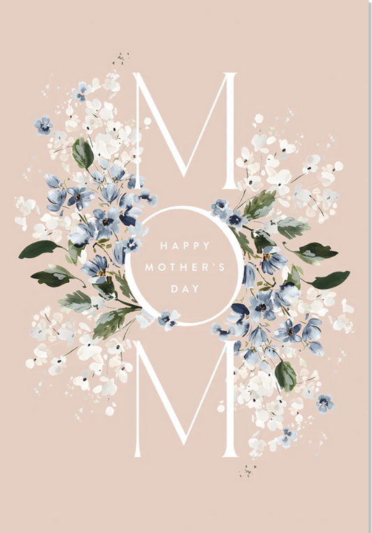 Floral Frame Delight Heartfelt Mother's Day Greeting Card
