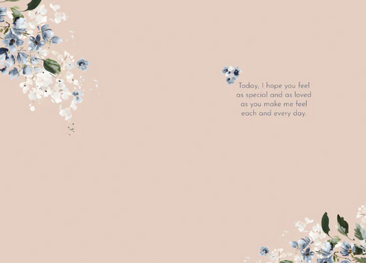 Floral Frame Delight Heartfelt Mother's Day Greeting Card