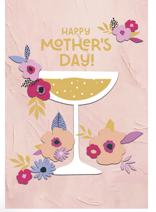 Bubbly Bloom Wishes Complimentary Mother's Day Greeting Card