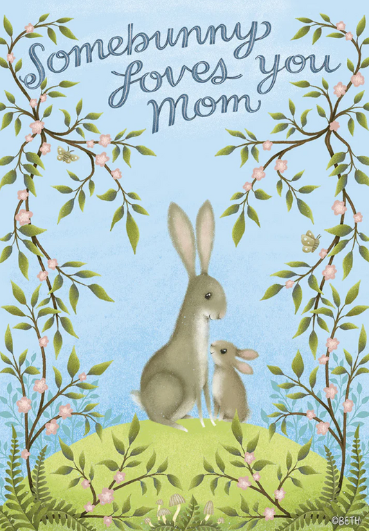Hoppy Love Duo Cute Mother's Day Greeting Card