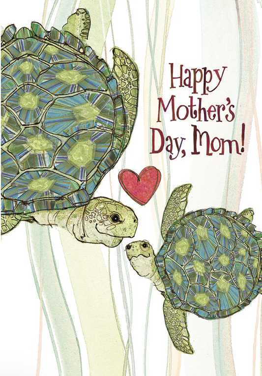 Turtle-y Terrific Cute Mother's Day Greeting Card
