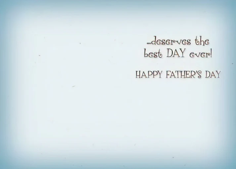 Best Dad Ever Father's Day Card
