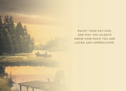Reel Good Time Heartfelt Father's Day Greeting Card