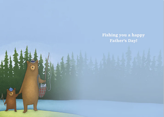 Beary Best Catch Heartfelt Father's Day Greeting Card
