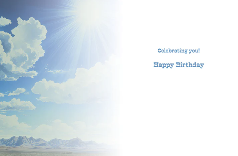 Legendary Arrival Complimentary Birthday Greeting Card