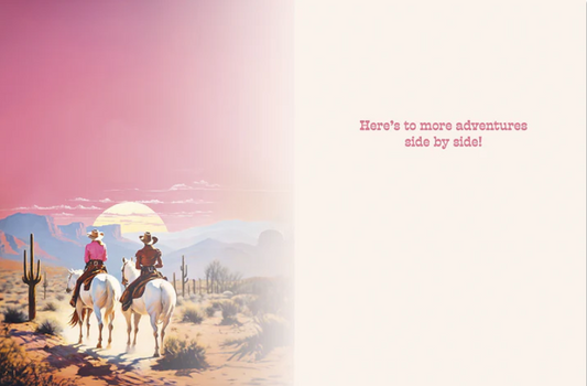 Desert Duo Journey Heartfelt Birthday Greeting Card