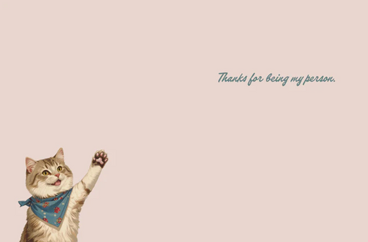 Pawsome High-Five | Cute Friendship Greeting Card