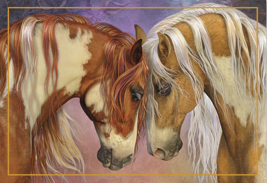 Heartfelt Horse Friendship Greeting Card for Best Friends | Heartfelt Friendship Greeting Card