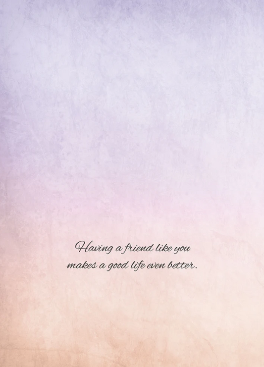 Heartfelt Horse Friendship Greeting Card for Best Friends | Heartfelt Friendship Greeting Card