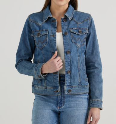Wrangler Western Fashion Jacket - Dark Denim