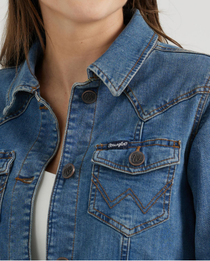 Wrangler Western Fashion Jacket - Dark Denim
