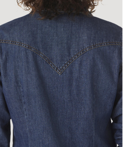 Wrangler Western Fashion Top - Dark Denim