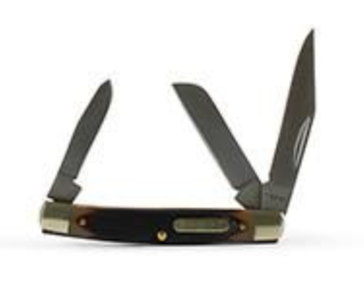 Ariat Stockman Folding Knife Brown