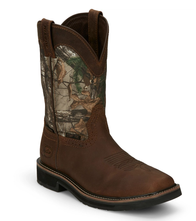 Justin Trekker 11" Waterproof Comp Toe Men's Boots