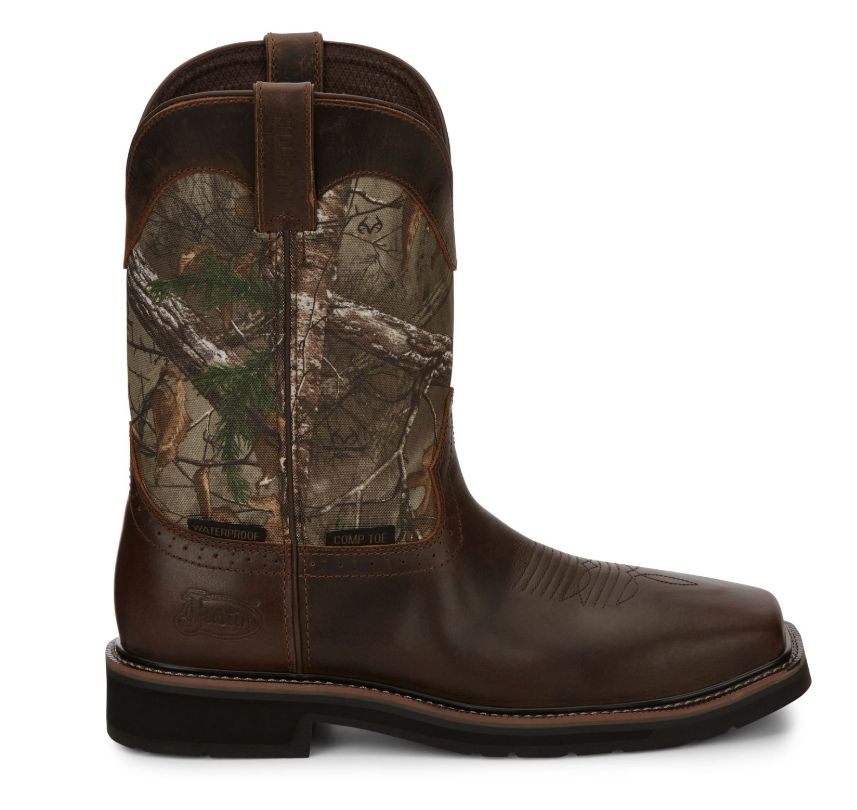 Justin Trekker 11" Waterproof Comp Toe Men's Boots