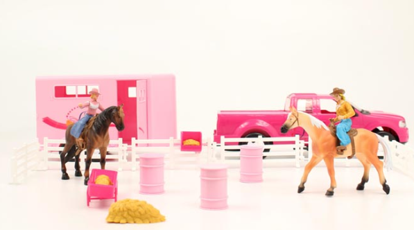 Bigtime Rodeo Barrel Racing Play Set