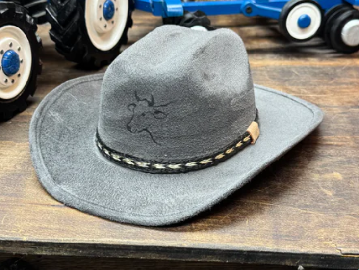 Tombstone Baby suede felt hat