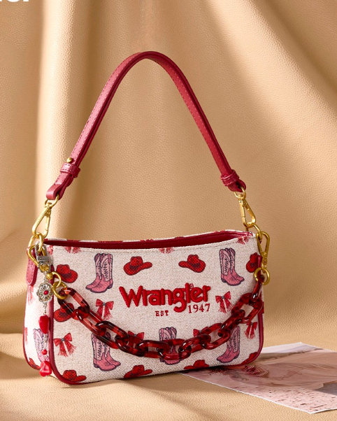 Wrangler Western Print Cowgirl Shoulder Bag