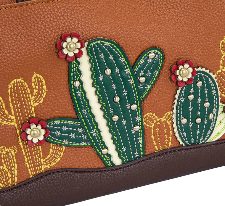 Montana West Cactus Embellished Crossbody Bag