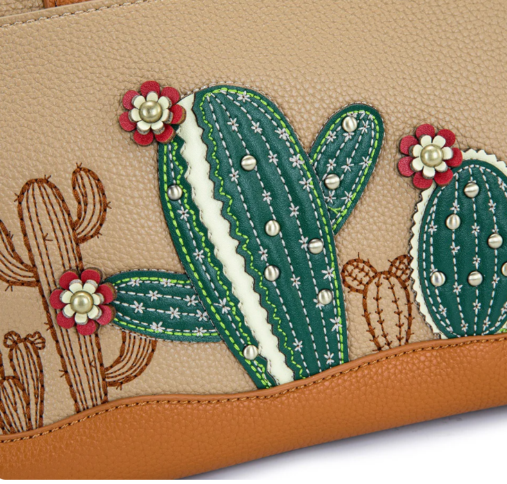 Montana West Cactus Embellished Crossbody Bag