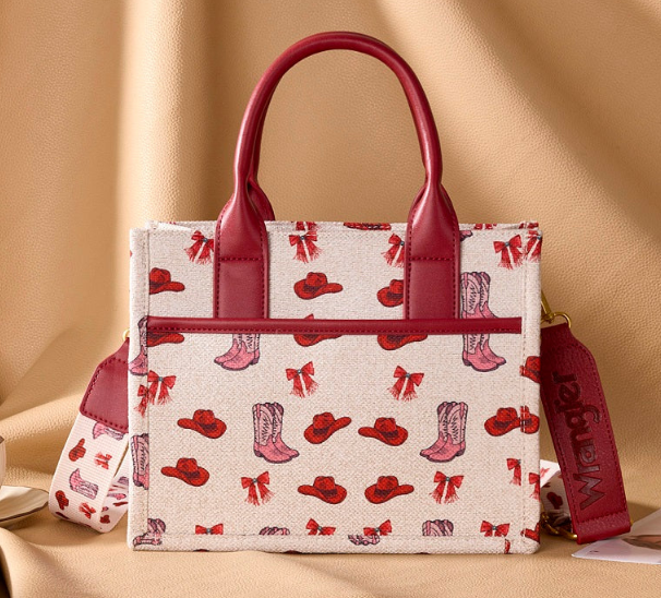 Wrangler Western Print Cowgirl Tote Bag/Crossbody