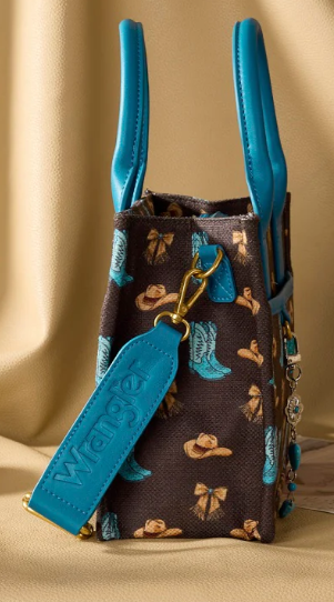 Wrangler Western Print Cowgirl Tote Bag/Crossbody