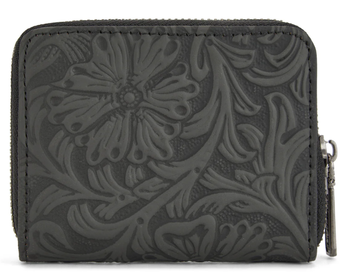 Wrangler Tooled Zip-Around Wallet